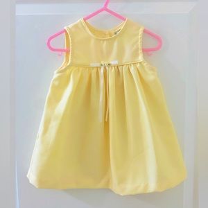 Vintage baby girl Yellow dress size 24 Mos